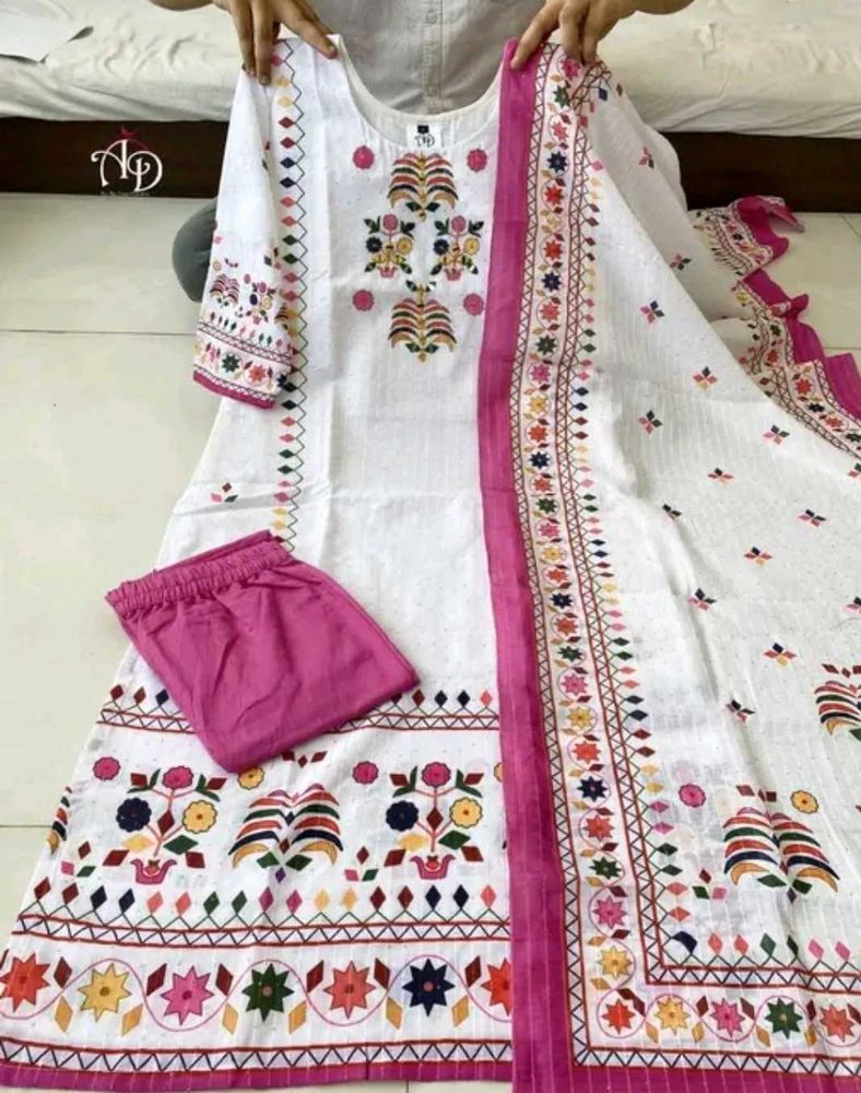 Sequin Work Kurta Set