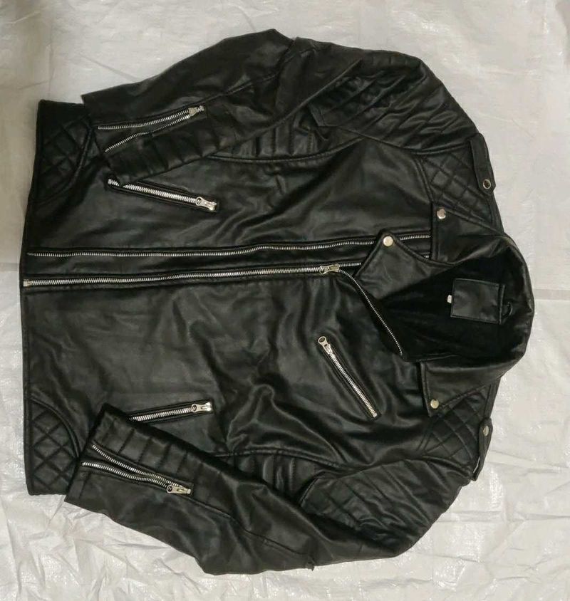 Black Biker Jacket 3
