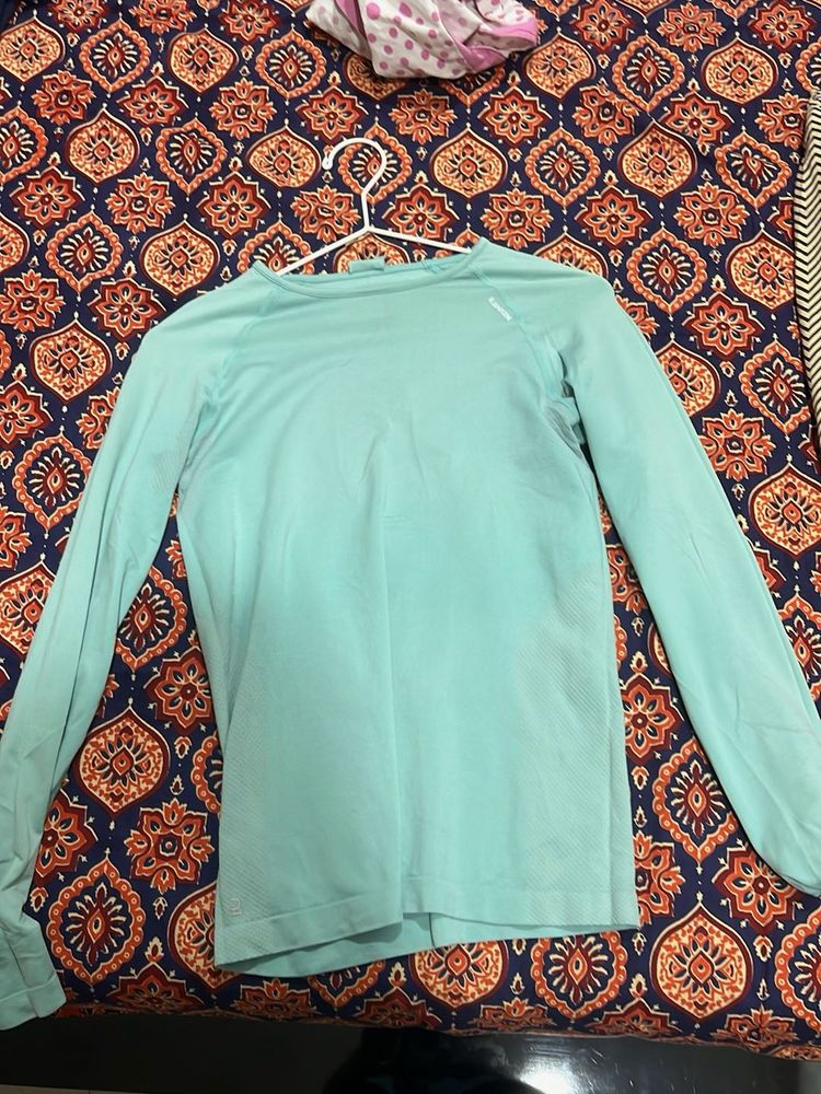 Turquoise Long Sleeve Top