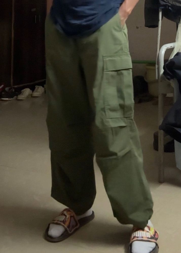 Olive Green Cargo Pants