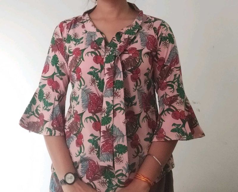 Printed Patter Top