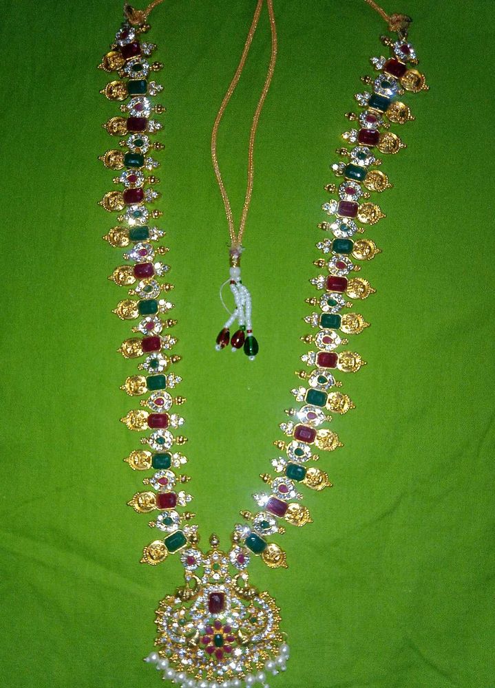 Vintage Gold &amp; Gemstone Necklace