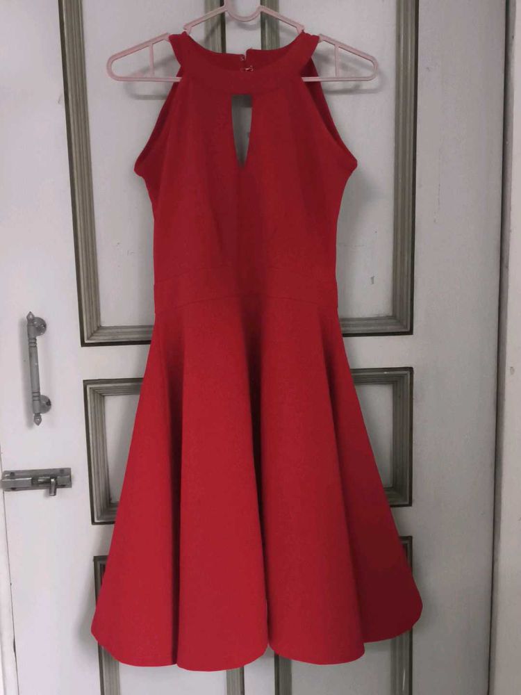 Red Skater Dress