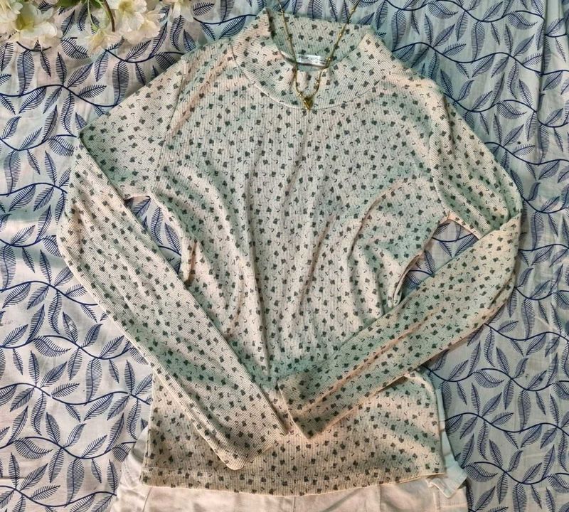 Coquette Vintage Floral Long Sleeve Top