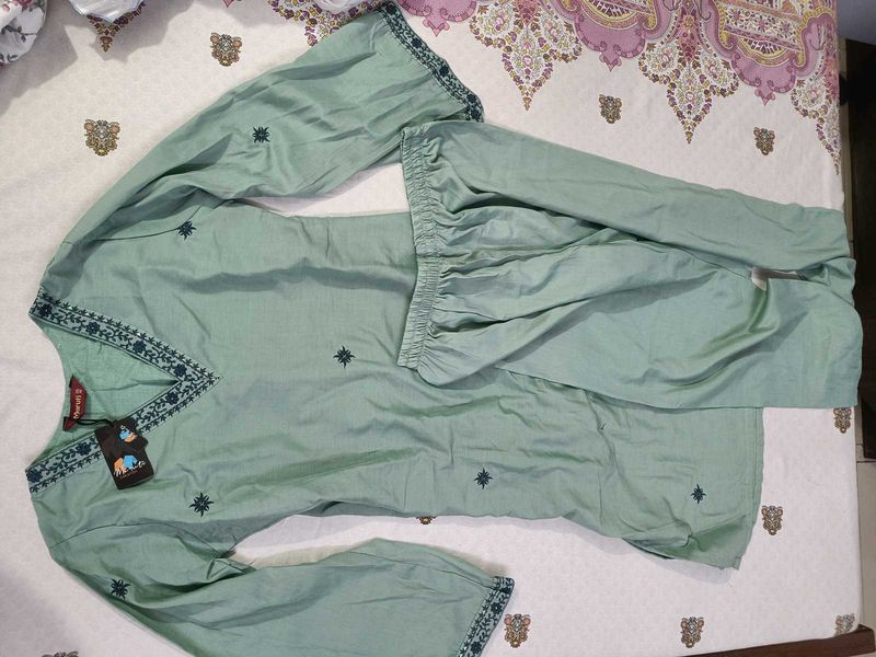 Elegant Embroidered Kurta Set