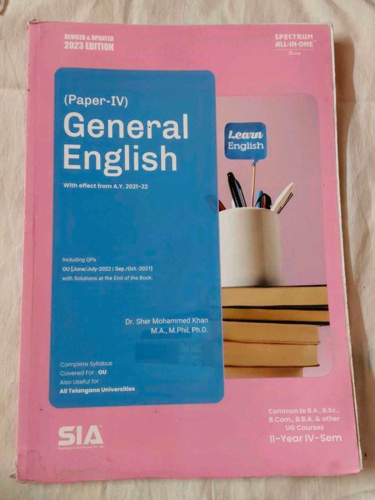 General English - Paper IV