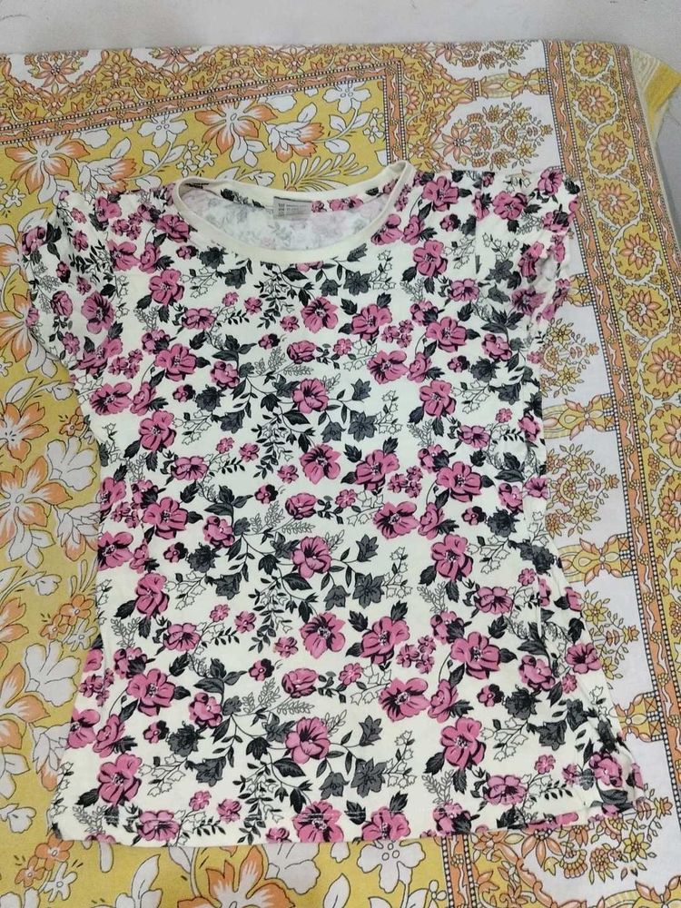 Floral Print Tee