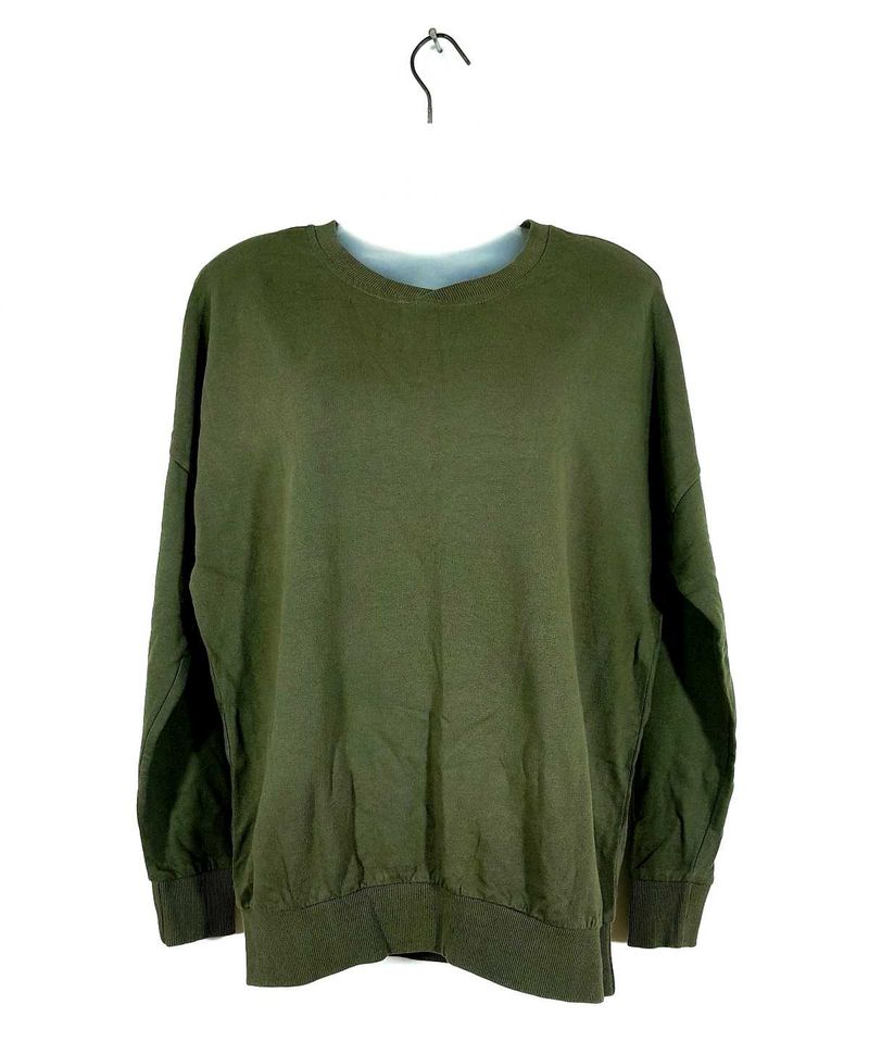 Olive Green Sweatshirt For Women&#39;s