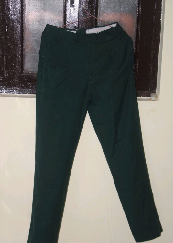 Casual Bottle Green Pant