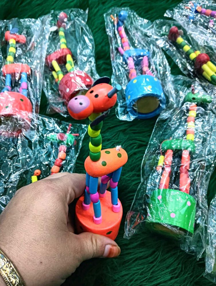 🦌 dancing  Wooden Art Toy 🏡Raksha Bandhan Gift
