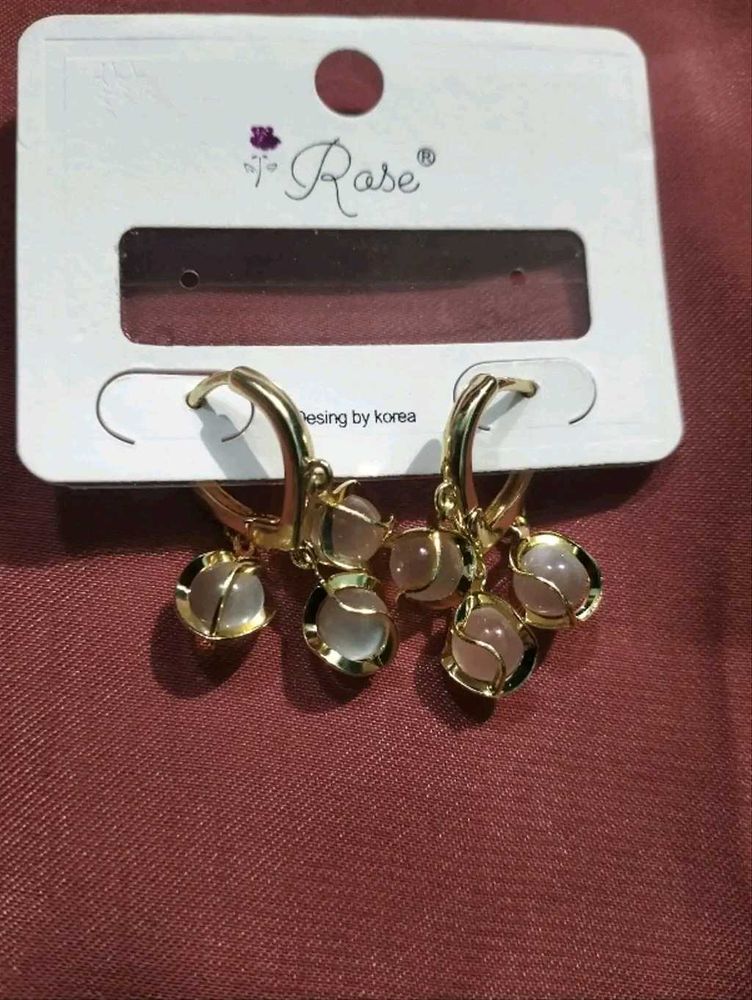 Elegant Classy Korean Pearl Earrings