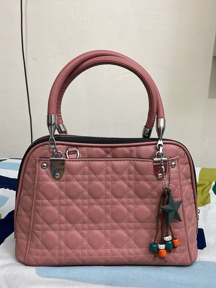 Peach Pink Handbag