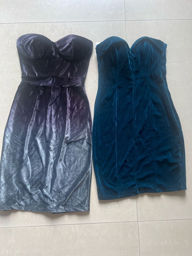 Velvet Mini Dress combo
