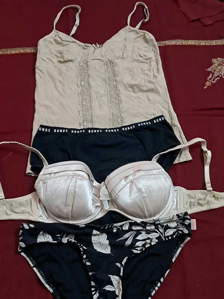 Four Padded  bra n panty