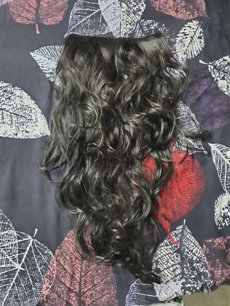 hair extentions with clipping dark brown