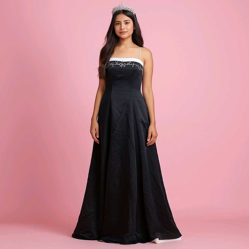 Elegant Black Evening Gown
