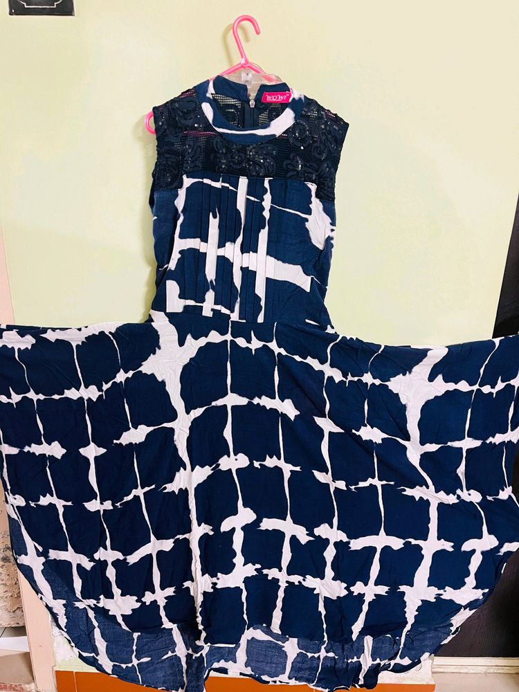 Women&#39;s Nevy Blue Party Wear Dress 👗