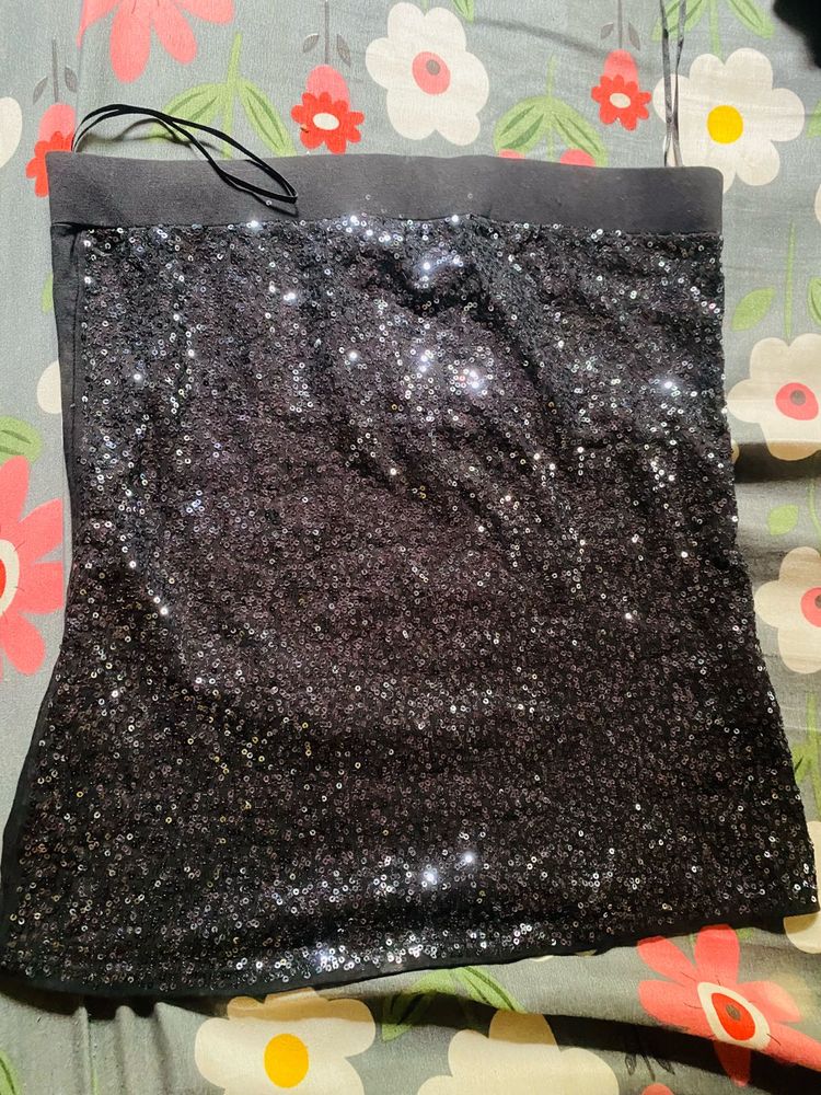 Sparkly Black Skirt