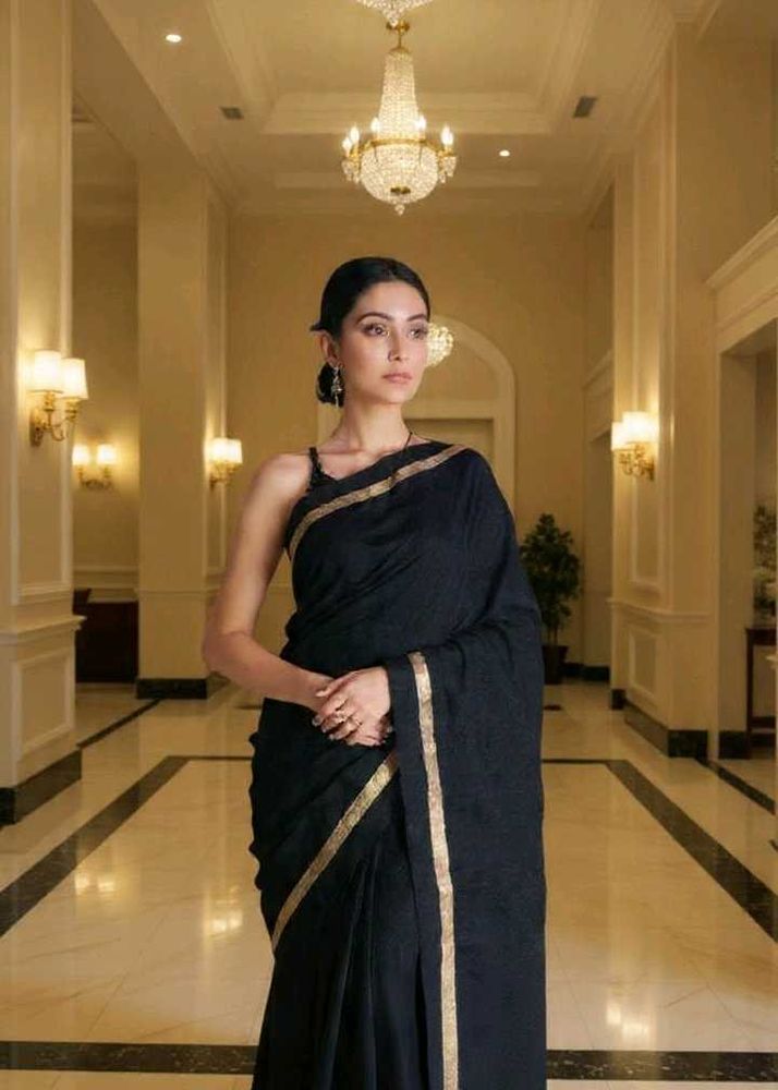 STUNNING BLACK SAREE