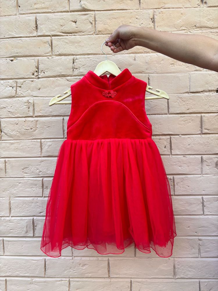 Adorable Red Party Dress