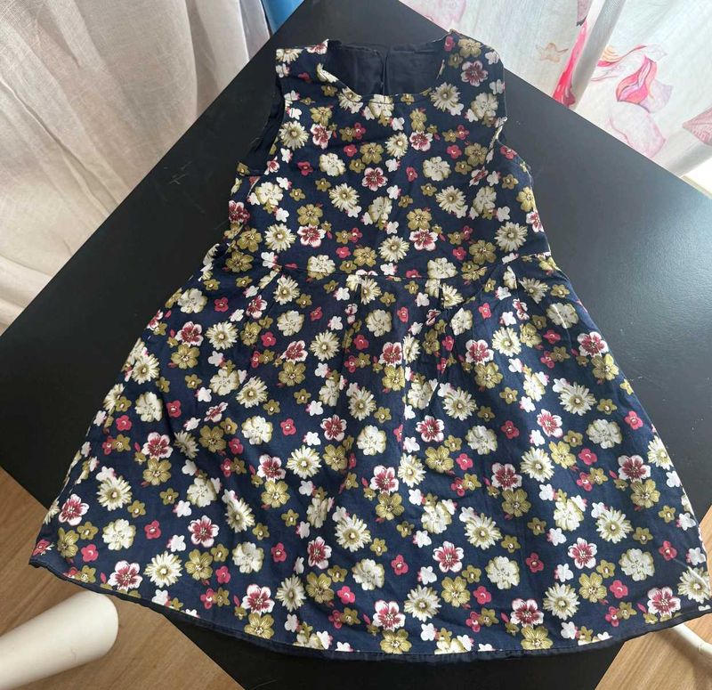 Floral Print Sleeveless Dress