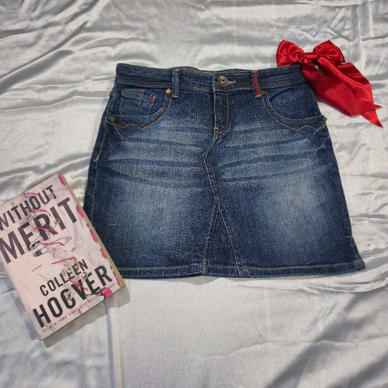 Denim Mini Skirt