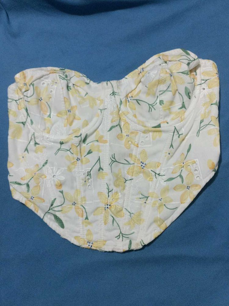 Floral Corset Top