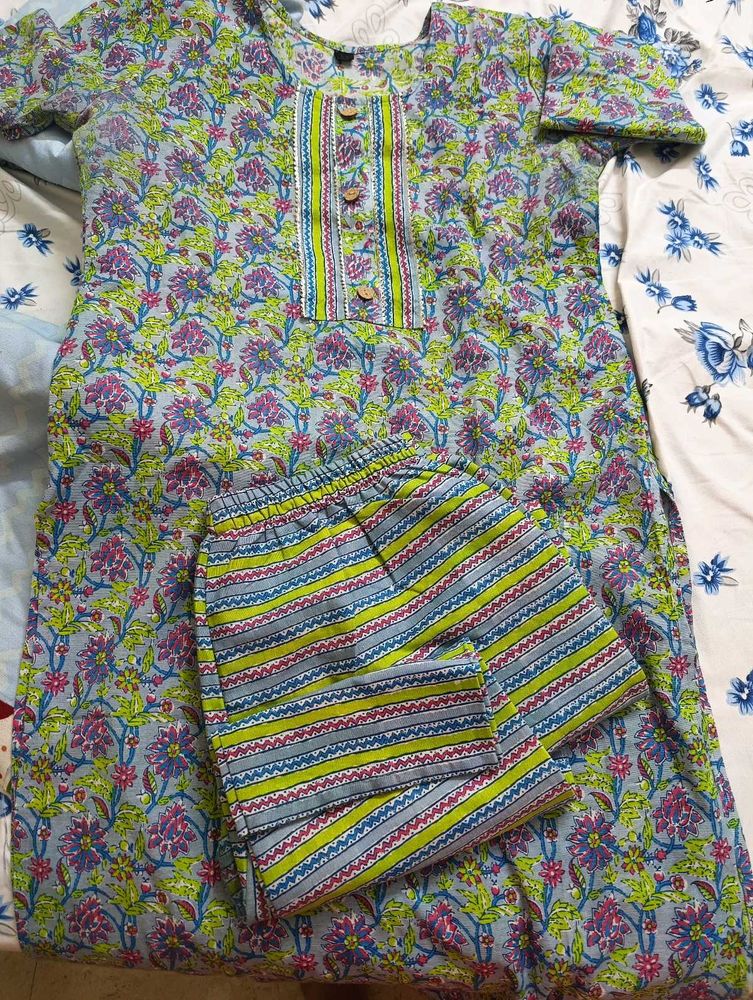 Floral Kurta Set