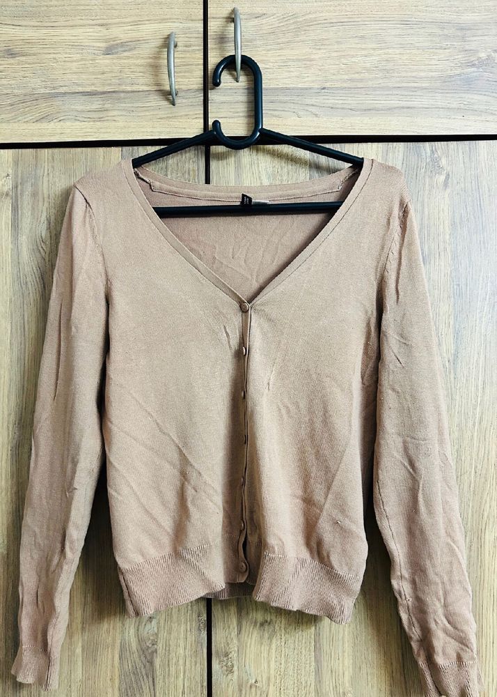 H&amp;M NUDE CARDIGAN