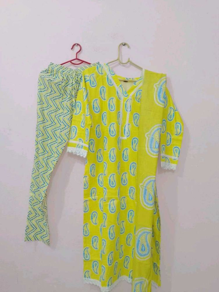 New Daily Wear Cotton Dress Set