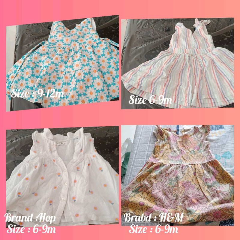 Cute Baby Girl Dresses Bundle