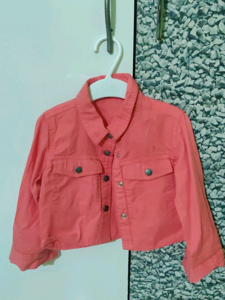 Girls Kid Pink Coat