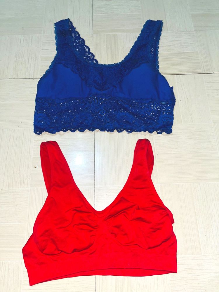 Two Lace Bralettes Combo
