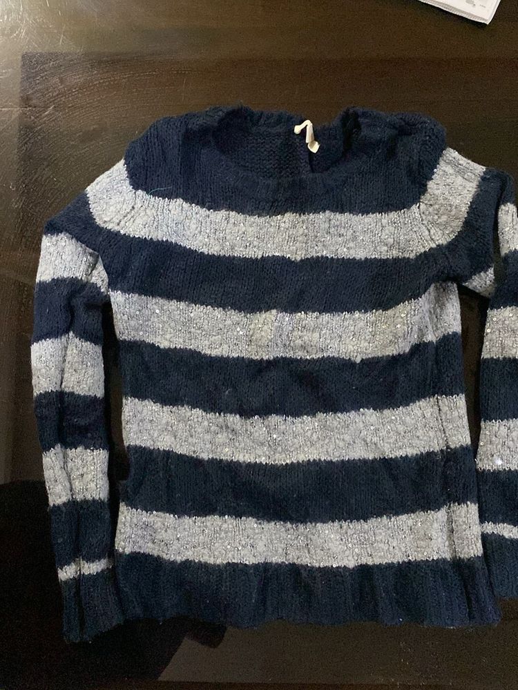 Striped Knit Sweater