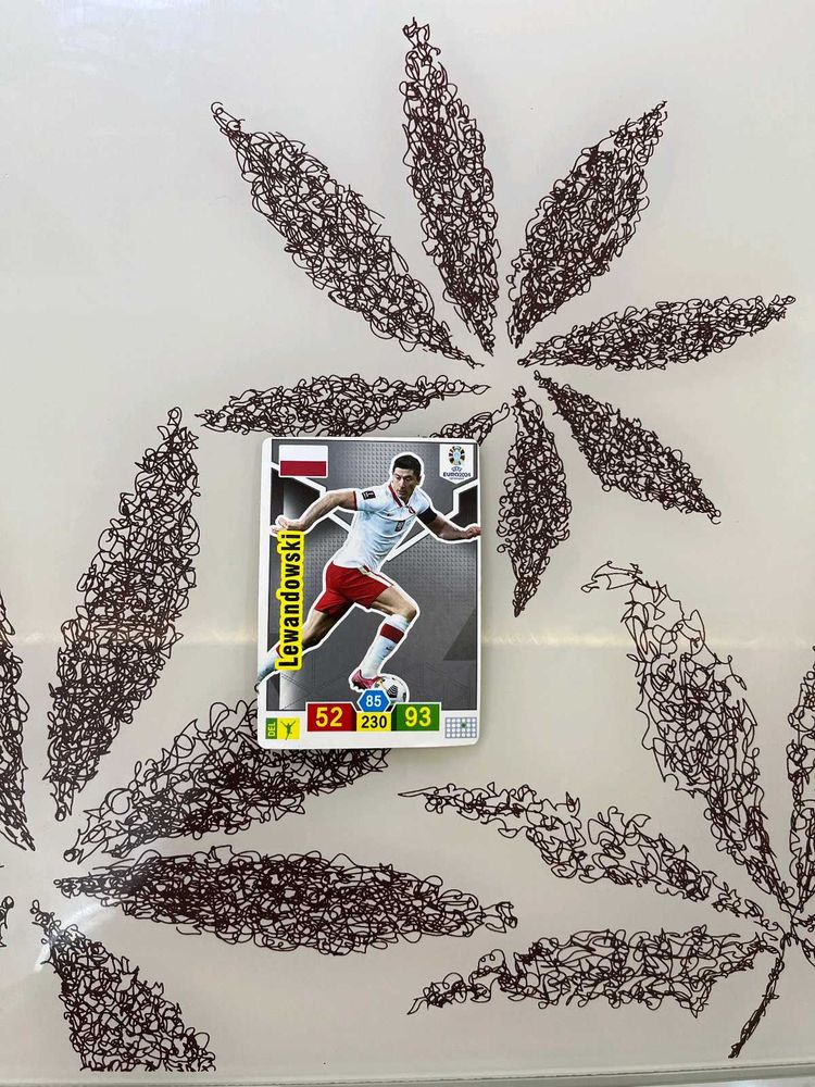 R.Lewandowski Euros March Attacks Topps Card