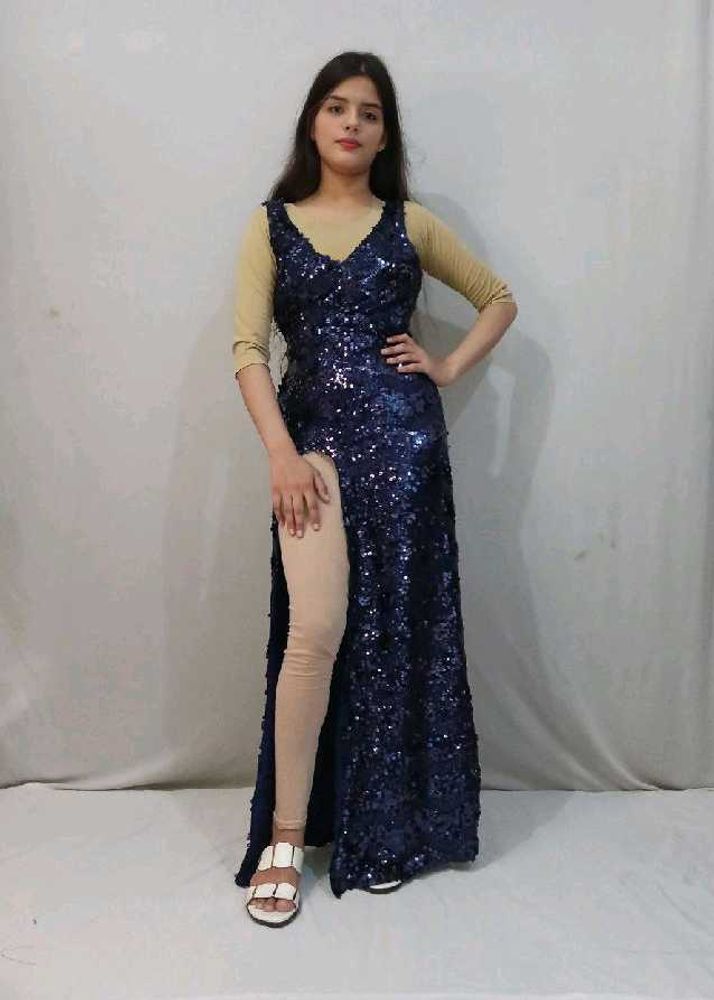 Western Style Slit Dress
