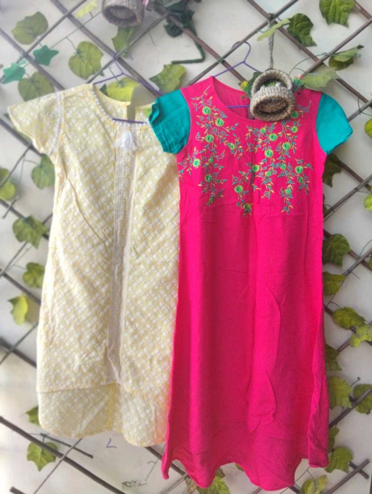 Girls&#39; Ethnic Embroided Dresses (2)