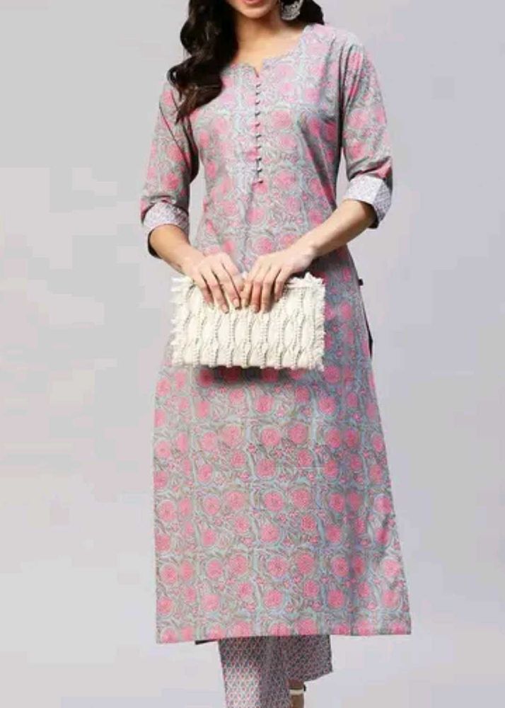 Gosriki Pink Kurta Set