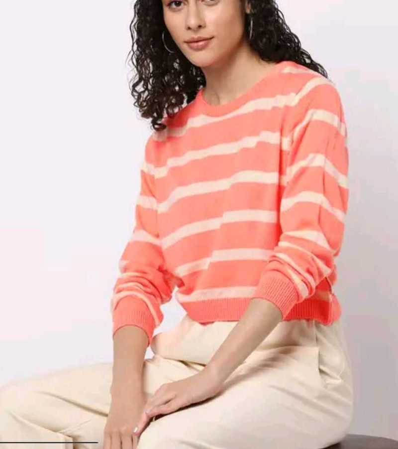 Striped Pullover Sweater