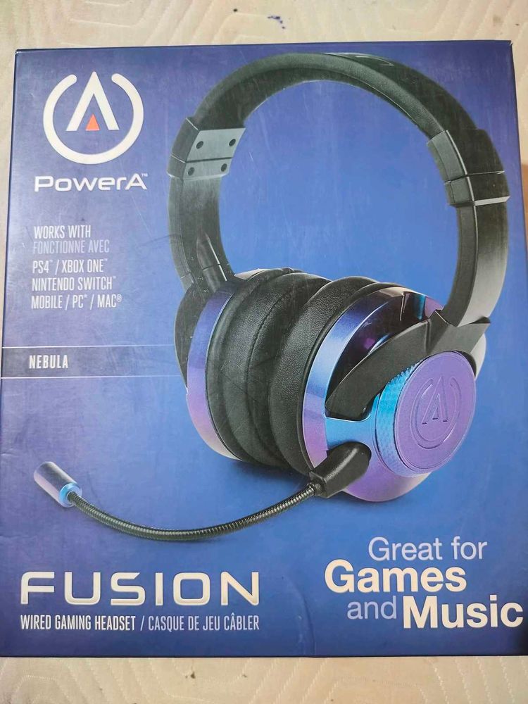 New Power A Fusion Wired Stereo Gaming Headset