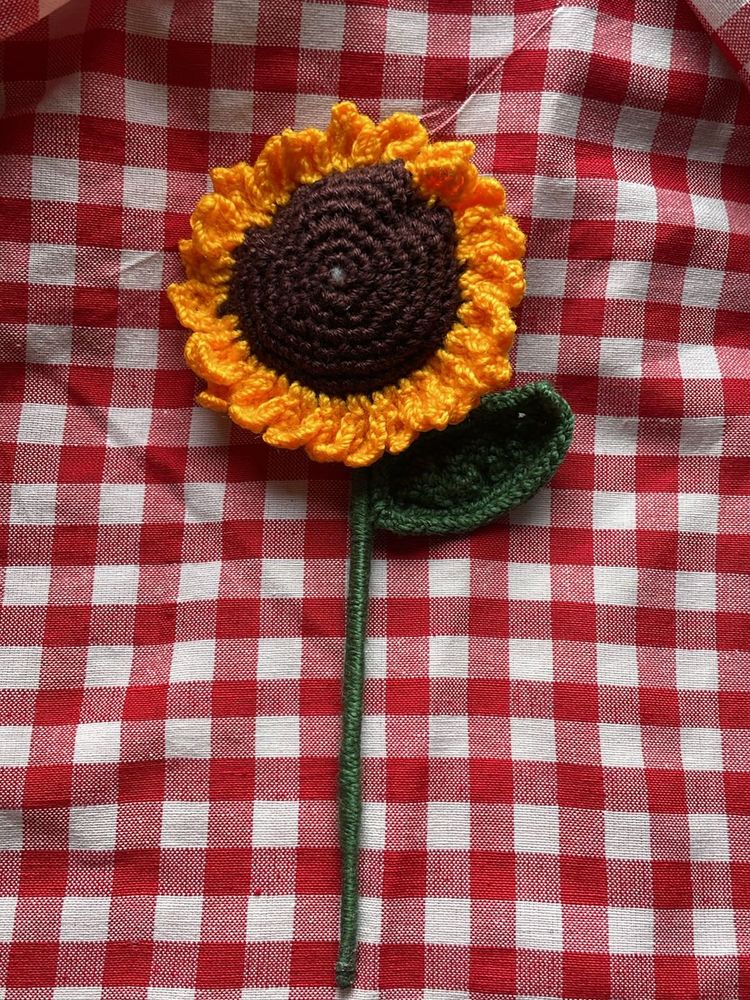 Crochet Sunflower Decoration