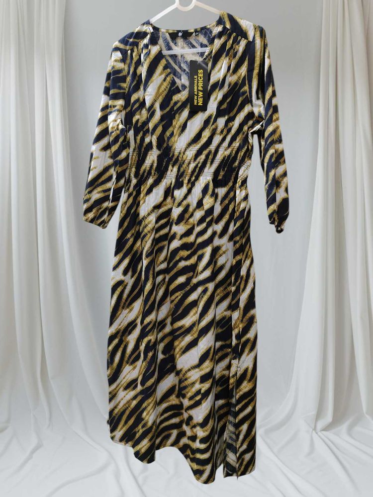 Animal Print Midi Dress