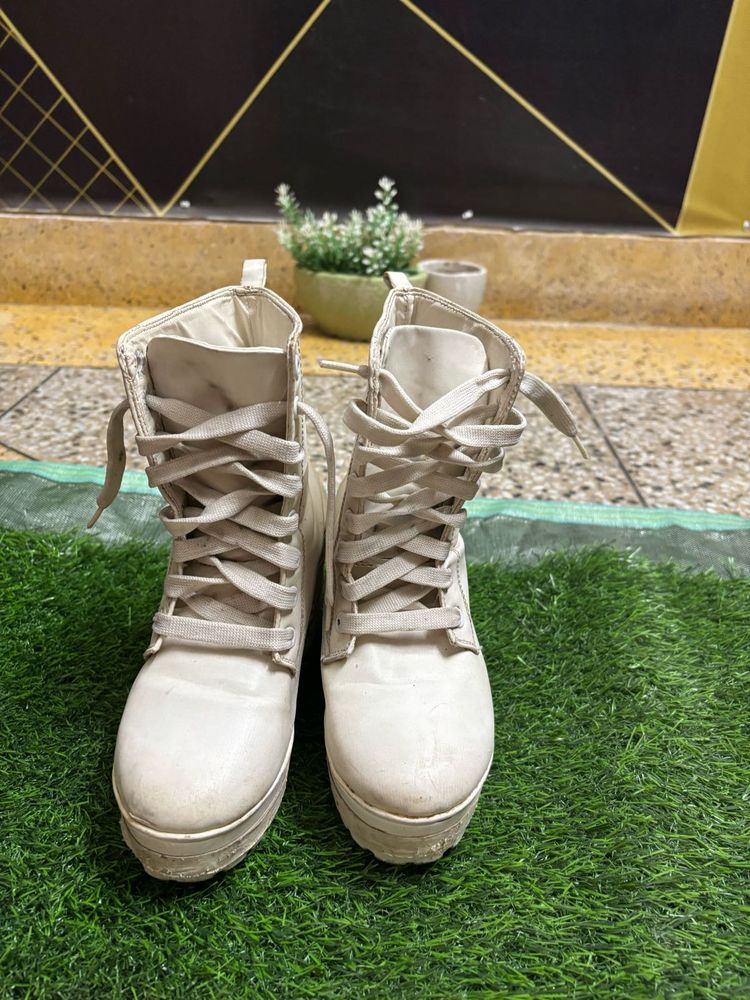 White Boots For Women