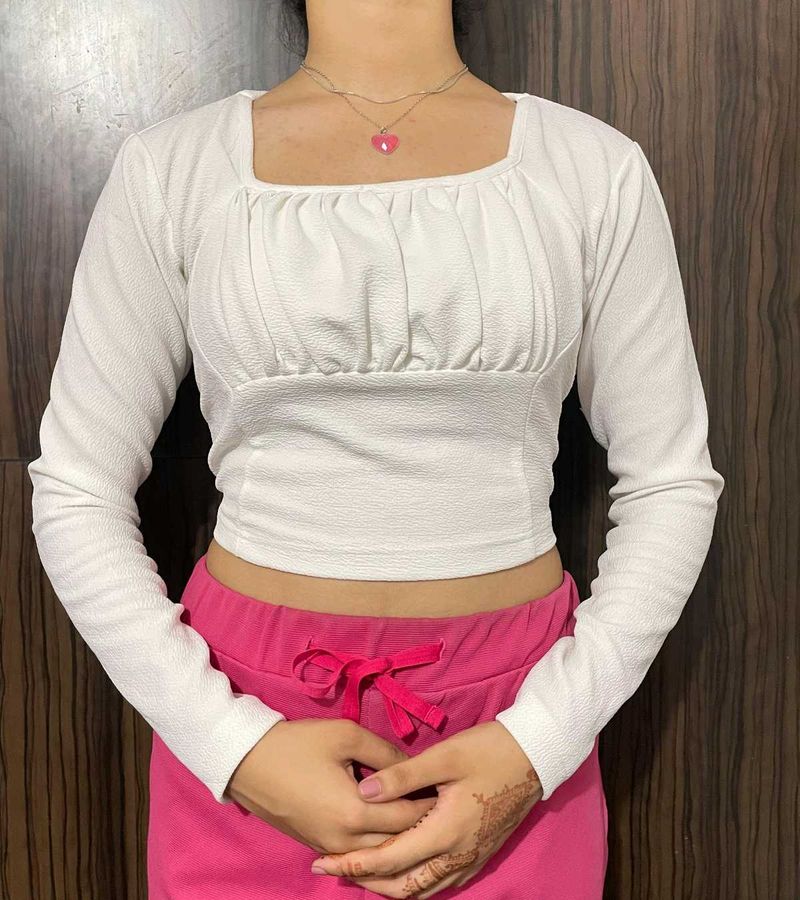 White Corset Top