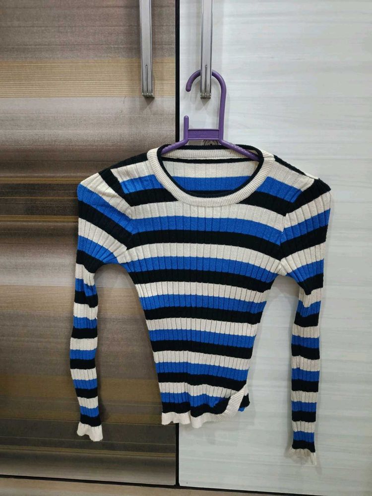 multicolored stretchable top