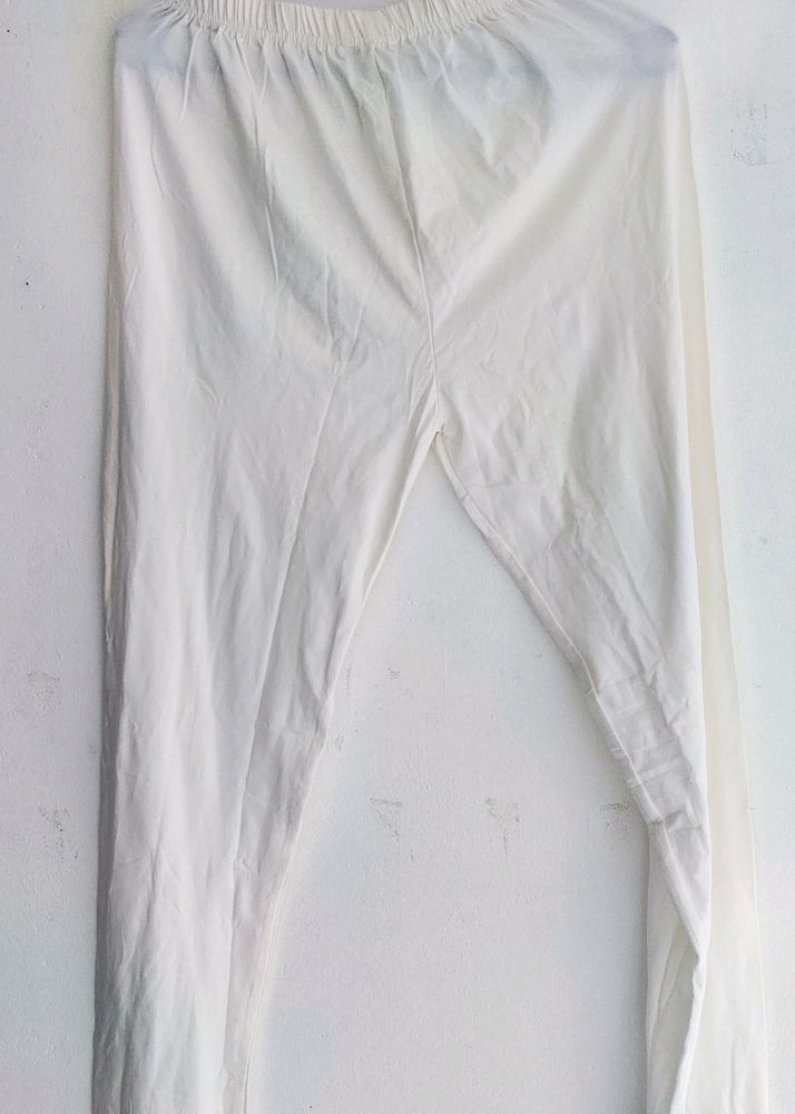 White Color Leggings
