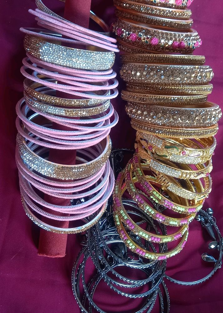 Hyderabadi Pack Of 7 Sets Bangles Set