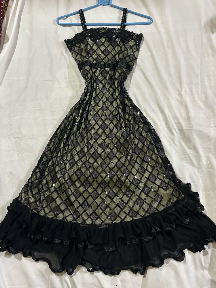 Vintage Sequin Party Dress