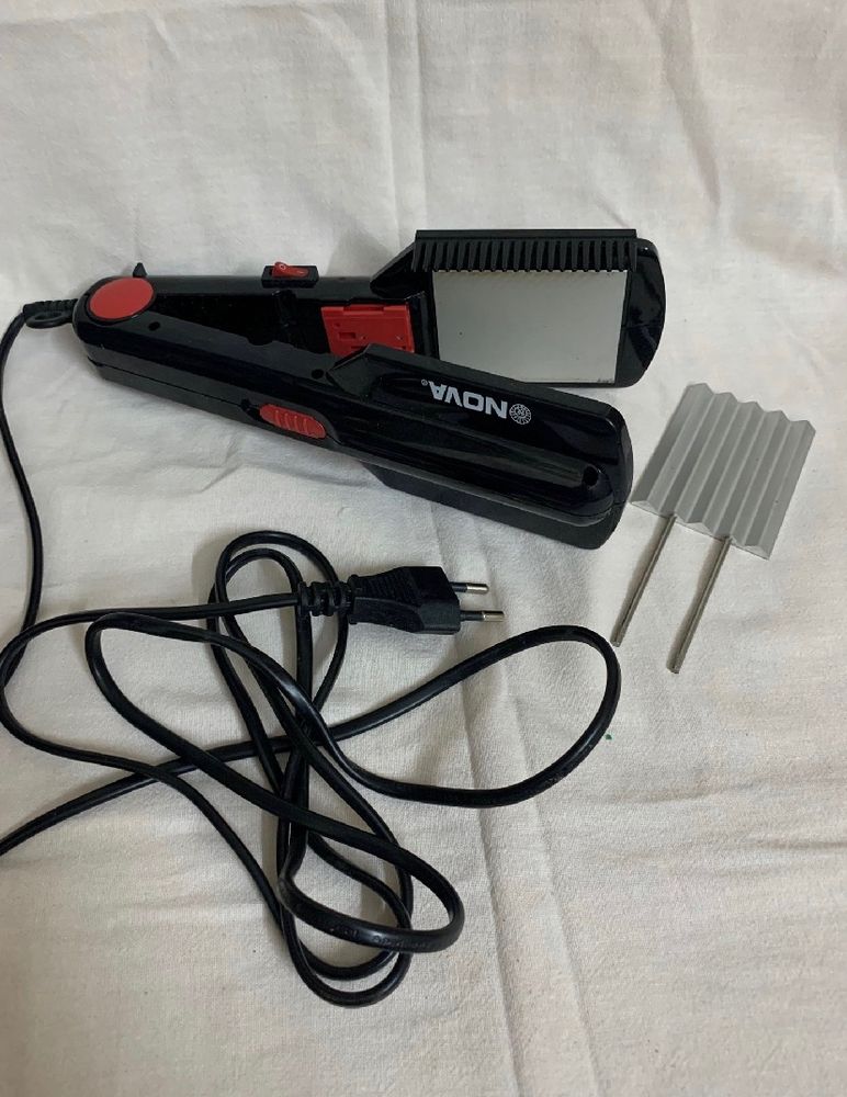 NOVA Hair Crimper &amp; Straightener (2 In 1)