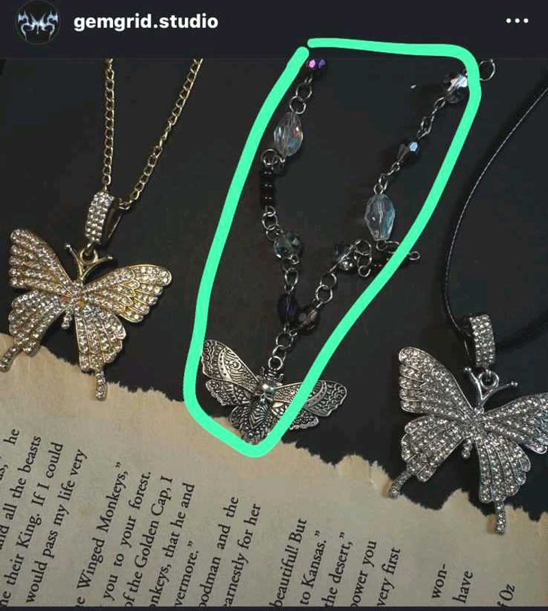 Butterfly Pendant Necklace